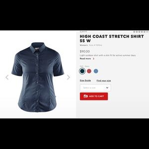 Fjallraven high coast stretch shirt size M